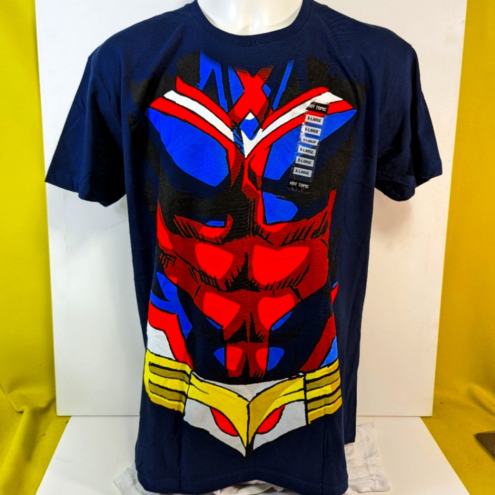 Hot Topic My Hero Academia All Might Costume Tee T-Shirt XL NEW Funmation